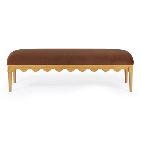 Oodle 56.5" Performance Vegan Mohair Bench - View 21