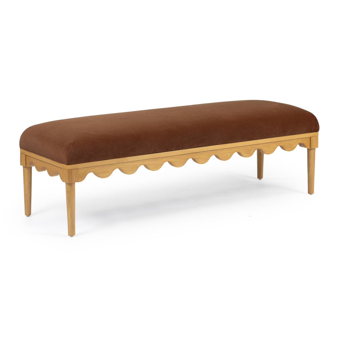 Oodle 56.5" Performance Vegan Mohair Bench - View 19