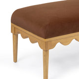Oodle 56.5" Performance Vegan Mohair Bench - View 22