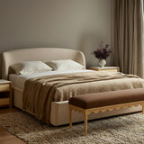 Oodle 56.5" Performance Vegan Mohair Bench - View 20
