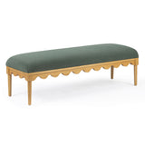 Oodle 56.5" Performance Vegan Mohair Bench - View 31