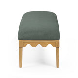 Oodle 56.5" Performance Vegan Mohair Bench - View 34
