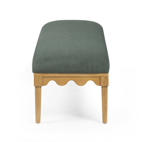 Oodle 56.5" Performance Vegan Mohair Bench - View 34