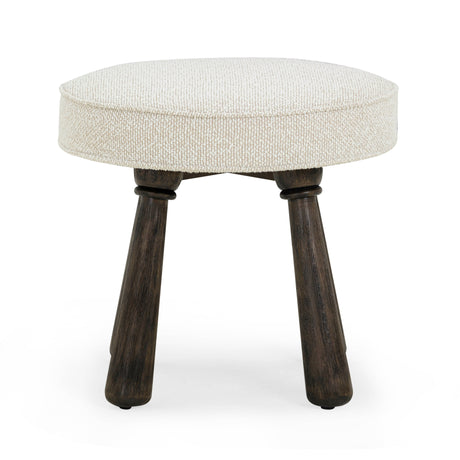 Pookie Performance Boucle Accent Stool - View 1