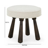 Pookie Performance Boucle Accent Stool - View 6