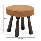 Pookie Performance Boucle Accent Stool - View 14