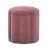 Fleur Textured Performance Velvet Storage Ottoman - View 1