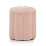 Fleur Textured Performance Velvet Storage Ottoman - View 7