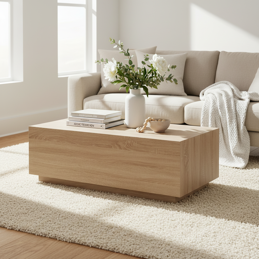 Romy 47" Rectangular Coffee Table