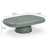Darial 46" Indoor/Outdoor Coffee Table