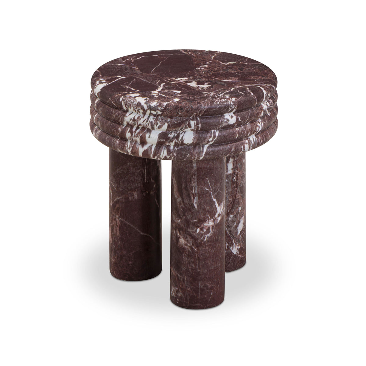 Delta Concrete Indoor/Outdoor Round Side Table - View 11