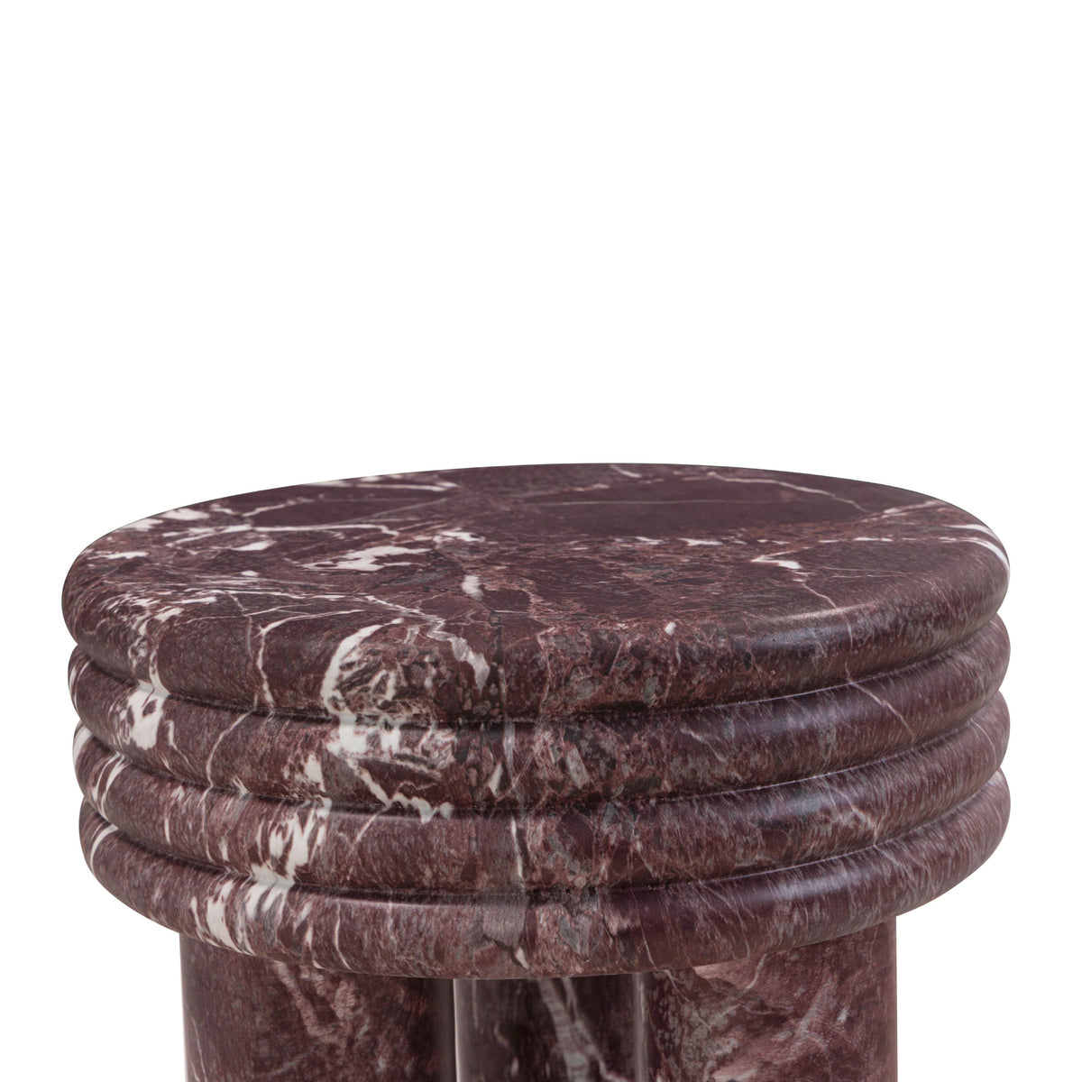Delta Concrete Indoor/Outdoor Round Side Table - View 12