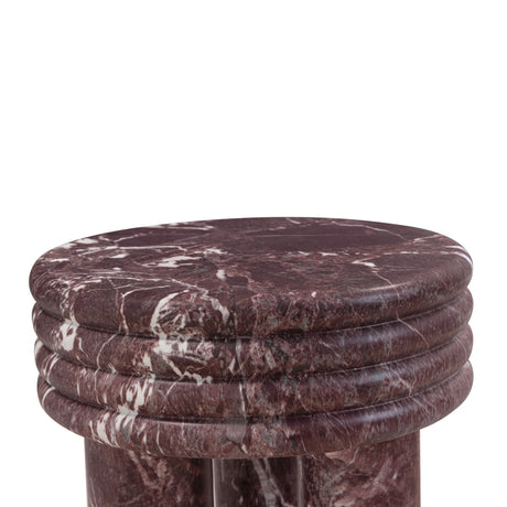 Delta Concrete Indoor/Outdoor Round Side Table - View 12