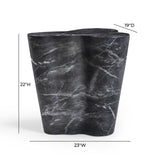 Slab Concrete Indoor/Outdoor Side Table (18"-22") - View 46