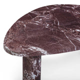 Libby Faux Red Levanto Marble Indoor/Outdoor Coffee Table (36"-48") - View 6