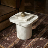 Suraya Indoor/Outdoor Concrete Side Table - View 2