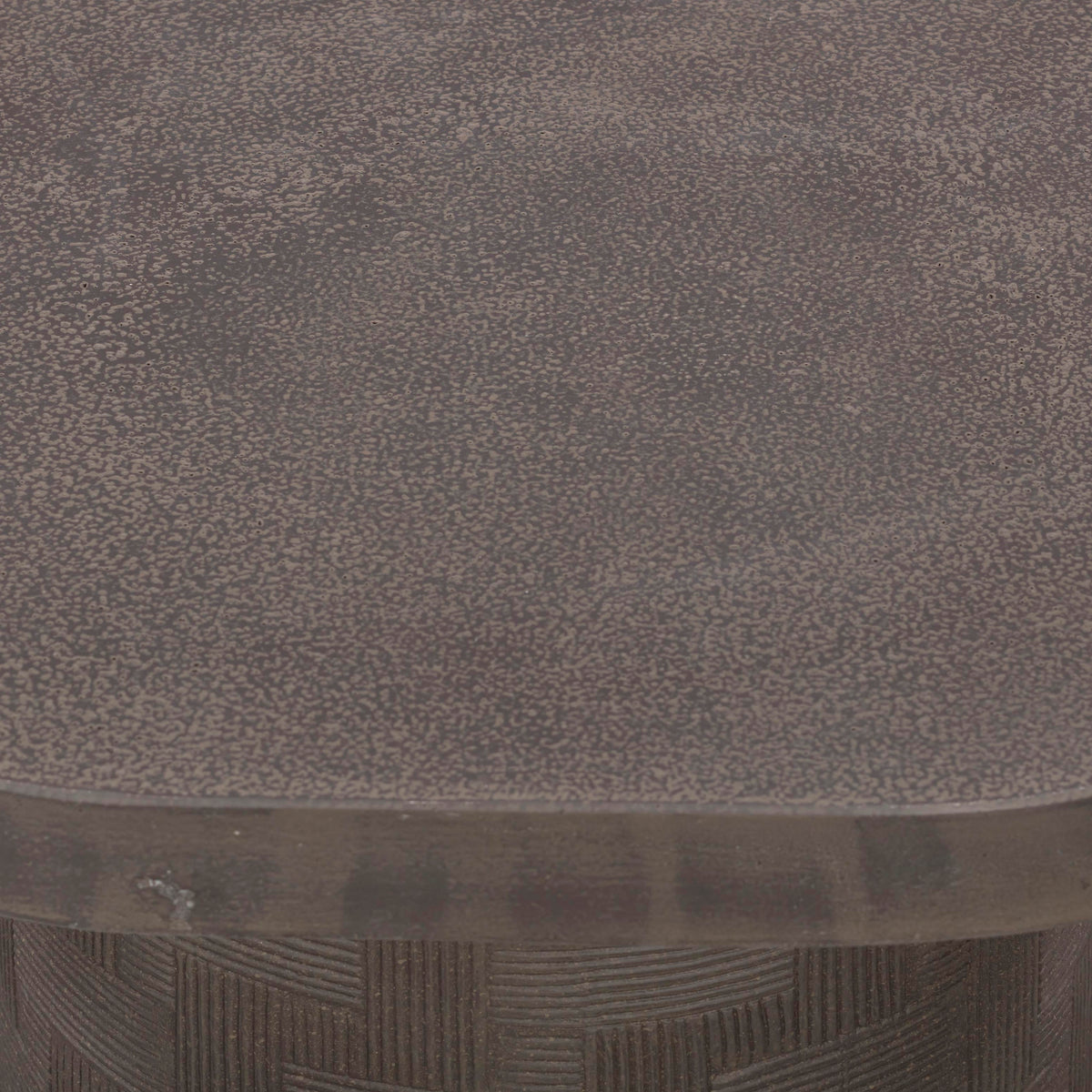 Suraya Indoor/Outdoor Concrete Side Table - View 12