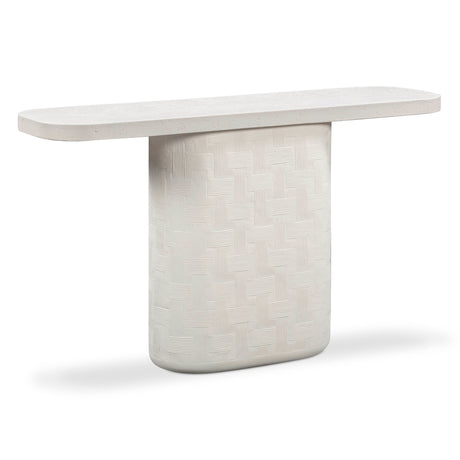 Suraya 55" Indoor/Outdoor Concrete Console Table - View 3