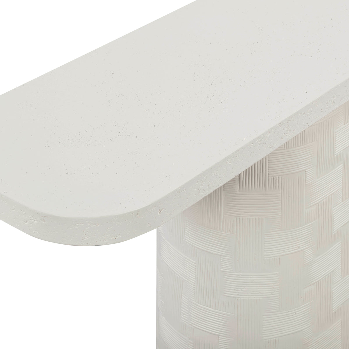 Suraya 55" Indoor/Outdoor Concrete Console Table - View 7