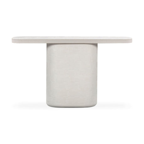 Suraya 55" Indoor/Outdoor Concrete Console Table - View 2