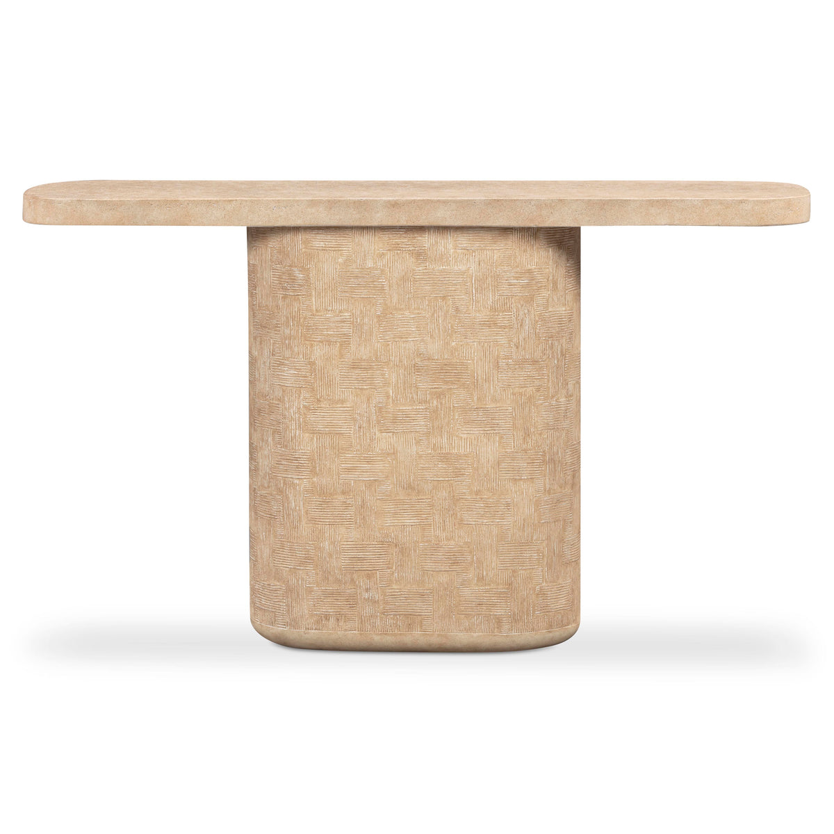 Suraya 55" Indoor/Outdoor Concrete Console Table - View 10