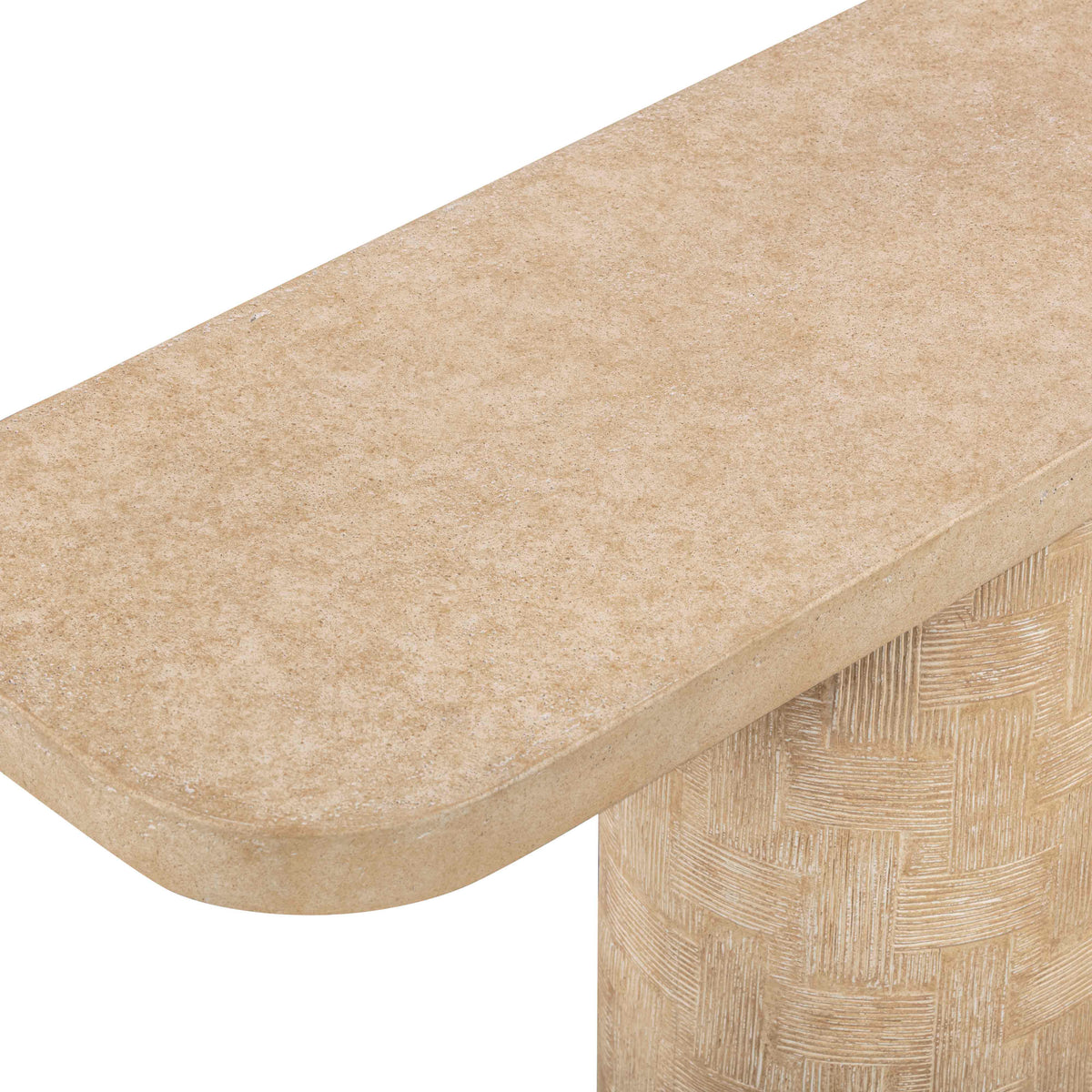 Suraya 55" Indoor/Outdoor Concrete Console Table - View 16
