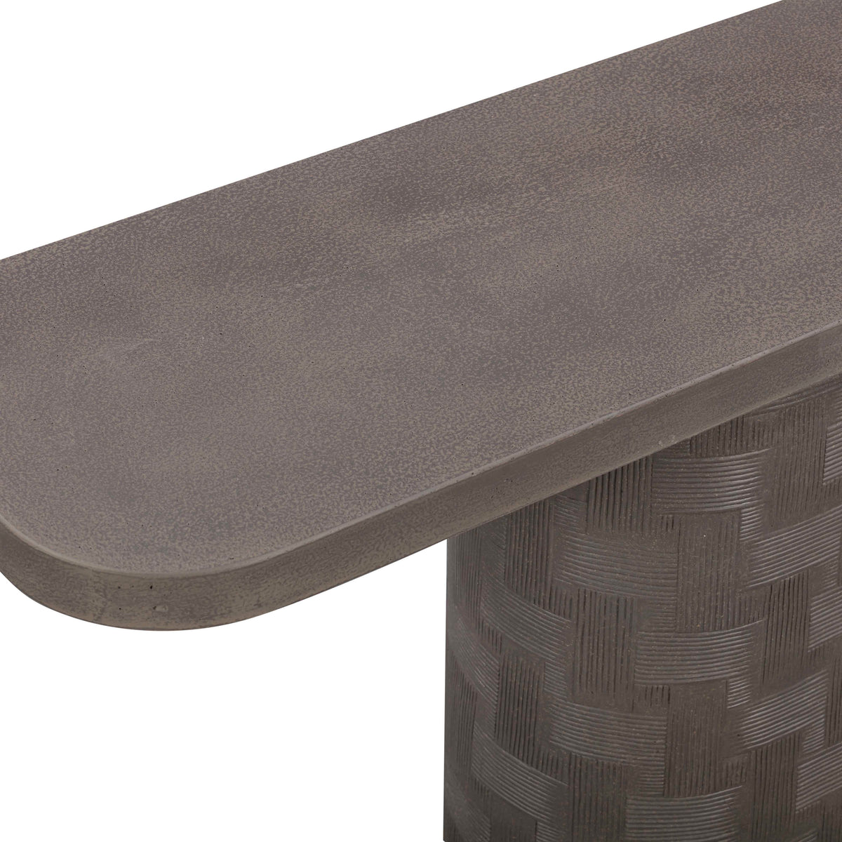Suraya 55" Indoor/Outdoor Concrete Console Table - View 25