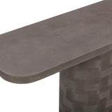 Suraya 55" Indoor/Outdoor Concrete Console Table - View 25