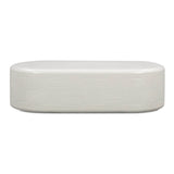 Suraya 55" Indoor/Outdoor Concrete Rounded Coffee Table - View 3