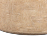 Suraya 55" Indoor/Outdoor Concrete Rounded Coffee Table - View 16