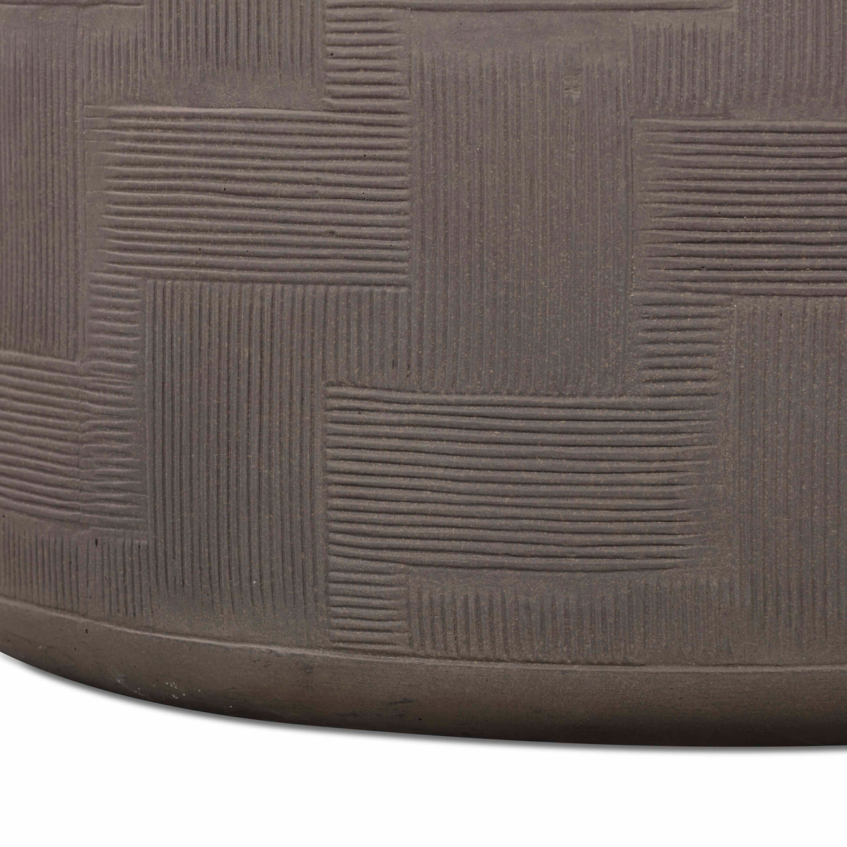 Suraya 55" Indoor/Outdoor Concrete Rounded Coffee Table - View 25