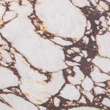 Pia Red Faux Marble Indoor/Outdoor Concrete Side Table