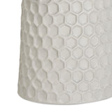 Hessa Indoor/Outdoor Concrete Chiseled Side Table