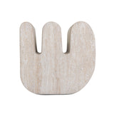 Thyme Faux Travertine Indoor/Outdoor Concrete Side Table