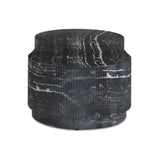 Hades 47" Black Faux Marble Indoor/Outdoor Concrete Coffee Table