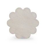 Blossom Faux Travertine Indoor/Outdoor Concrete Side Table