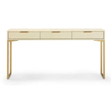 Pesce 59" Shagreen 3 Drawer Console Table