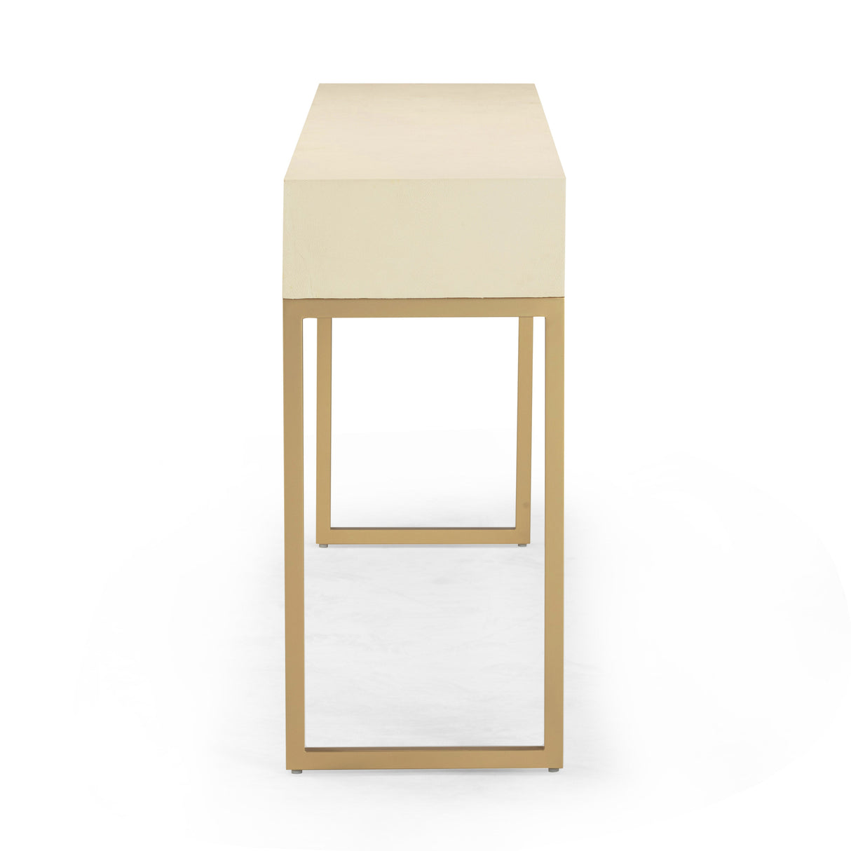 Pesce 59" Shagreen 3 Drawer Console Table