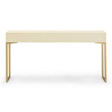 Pesce 59" Shagreen 3 Drawer Console Table