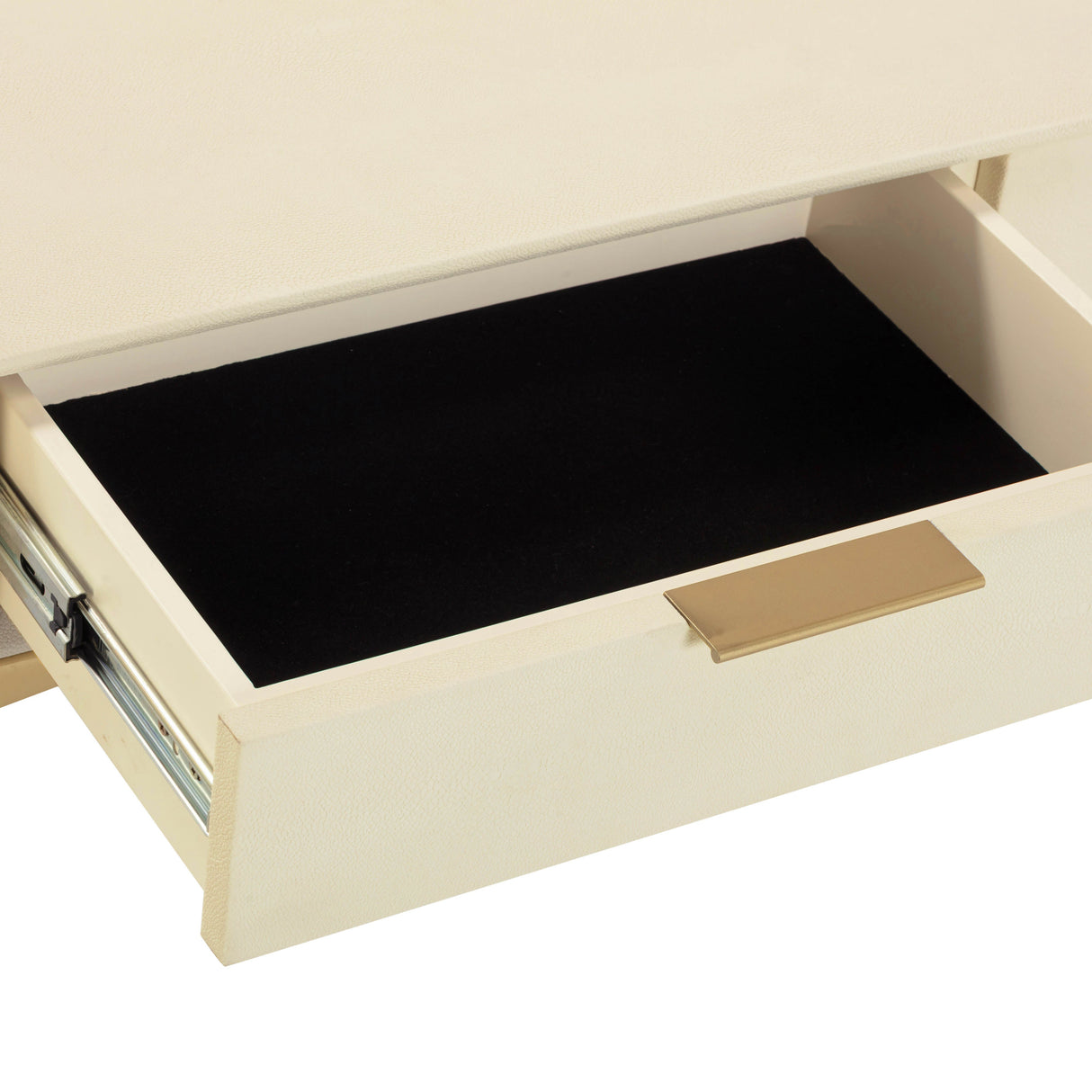 Pesce 59" Shagreen 3 Drawer Console Table