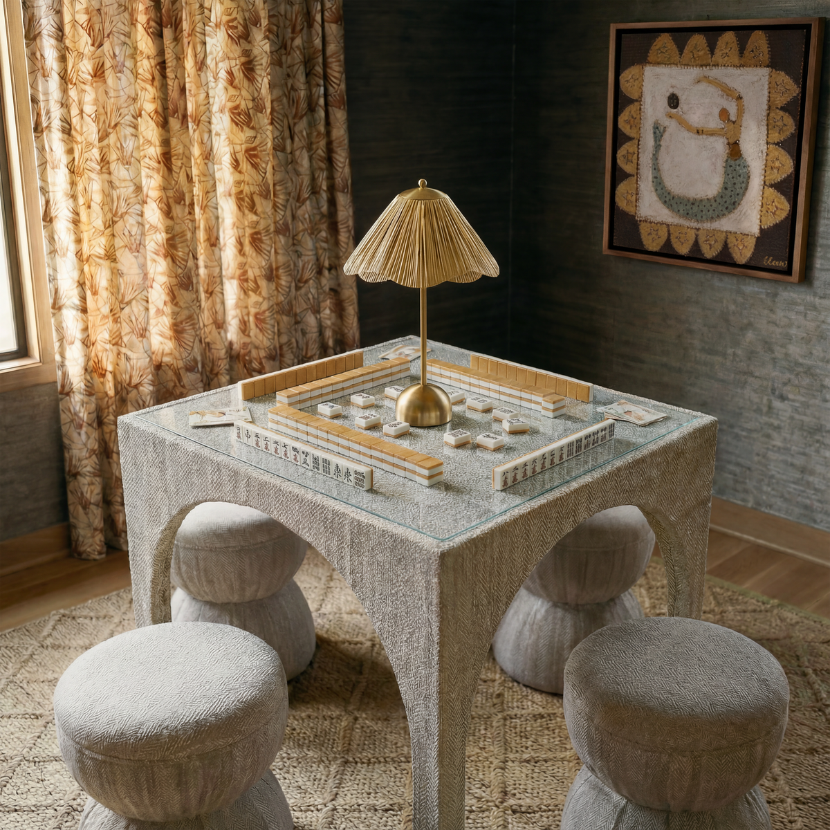 Tomlin 35" Square Mahjong Table - View 11