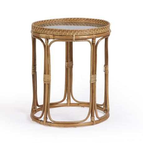 Lindy Rattan Side Table - View 1