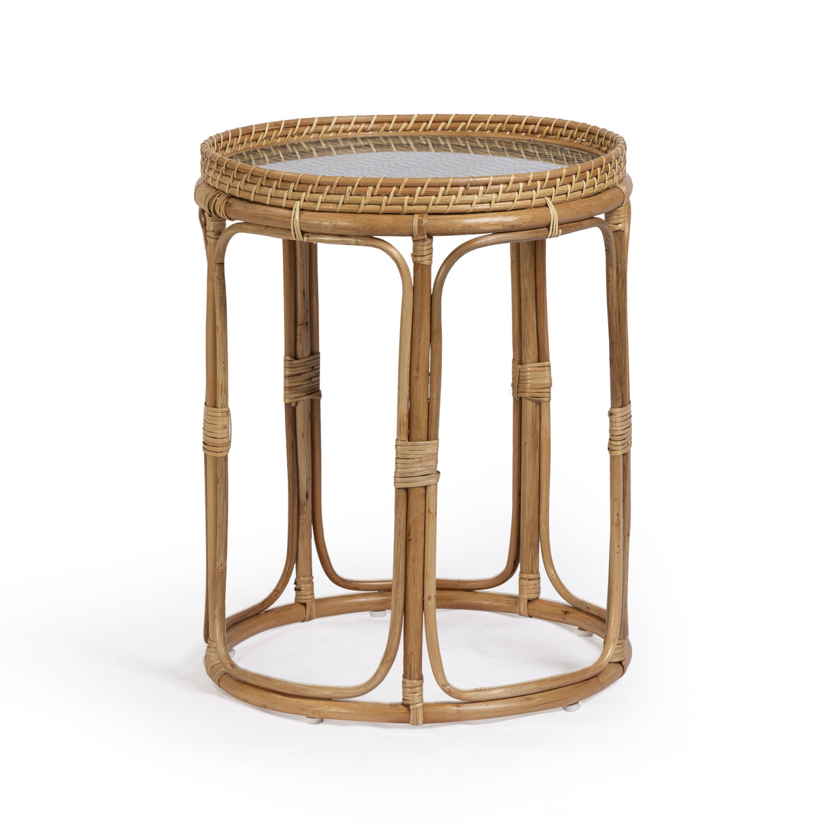 Lindy Rattan Side Table - View 3