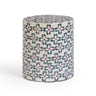 Lorna Capiz Shell Accent Stool - View 1