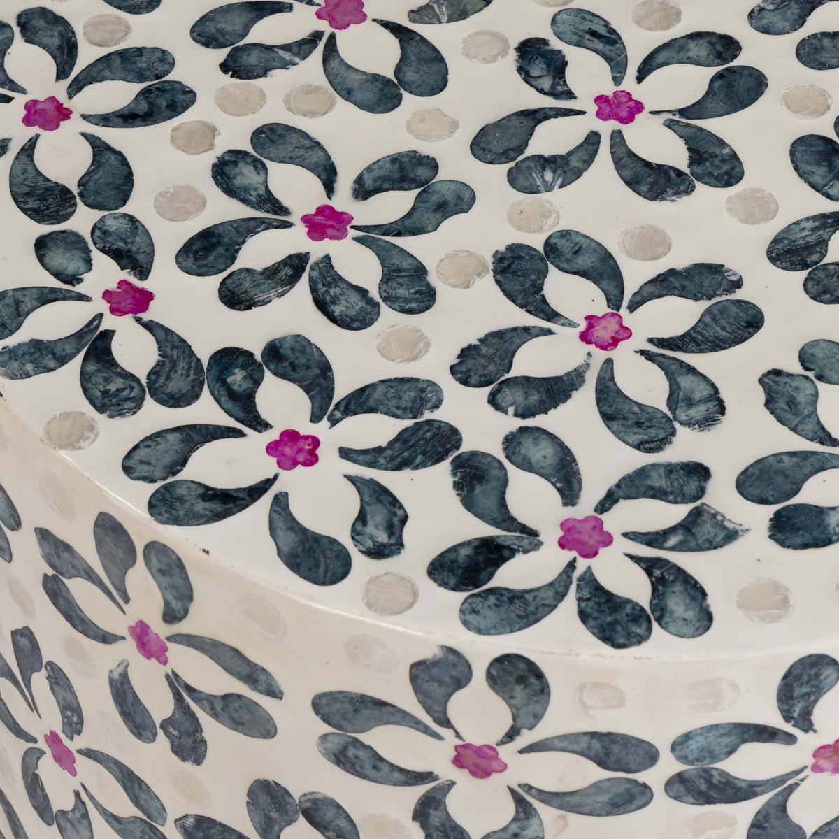Lorna Capiz Shell Accent Stool - View 5
