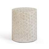 Lorna Capiz Shell Accent Stool - View 7