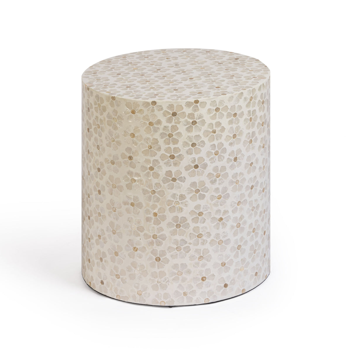 Lorna Capiz Shell Accent Stool - View 9
