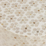 Lorna Capiz Shell Accent Stool - View 11