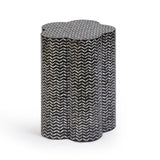 Truffle Black Mother of Pearl Shell Side Table - View 1
