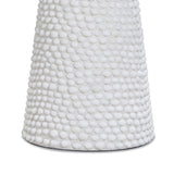 Coast Pearl White Seashell Round Side Table - View 4